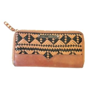 COPY - Rebecca Minkoff Woven leather wallet
